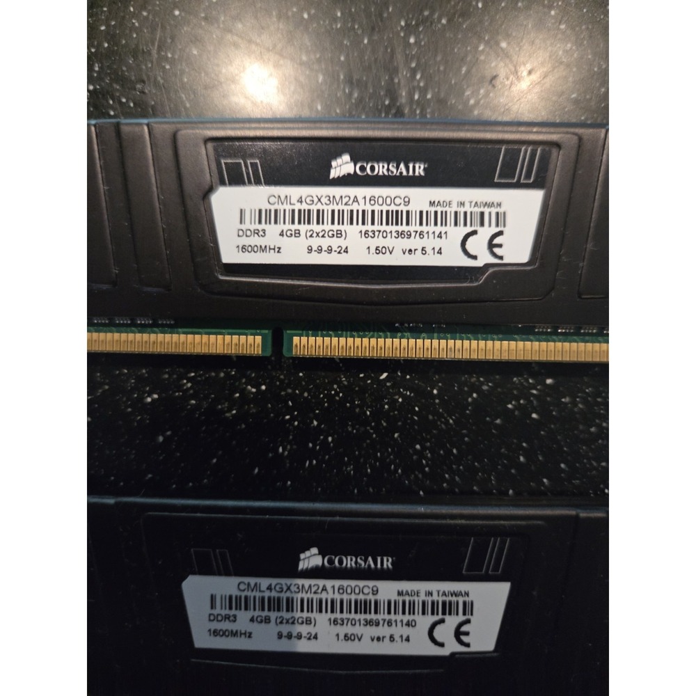 Corsair Vengeance LP DDR3 1600MHz 4GB (2x2GB) CL9 PC3-12800 Desktop Memory RAM - Picture 5 of 7